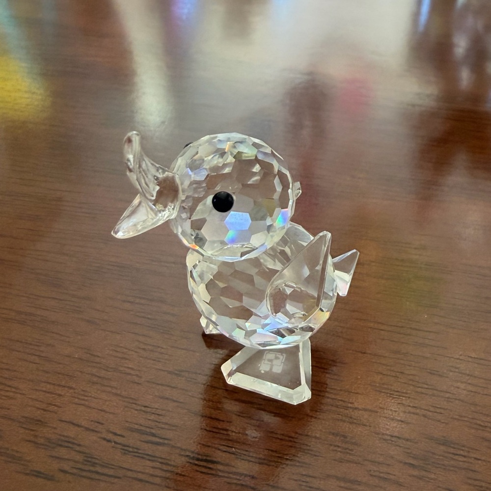 Swarovski Crystal Duck Figurine